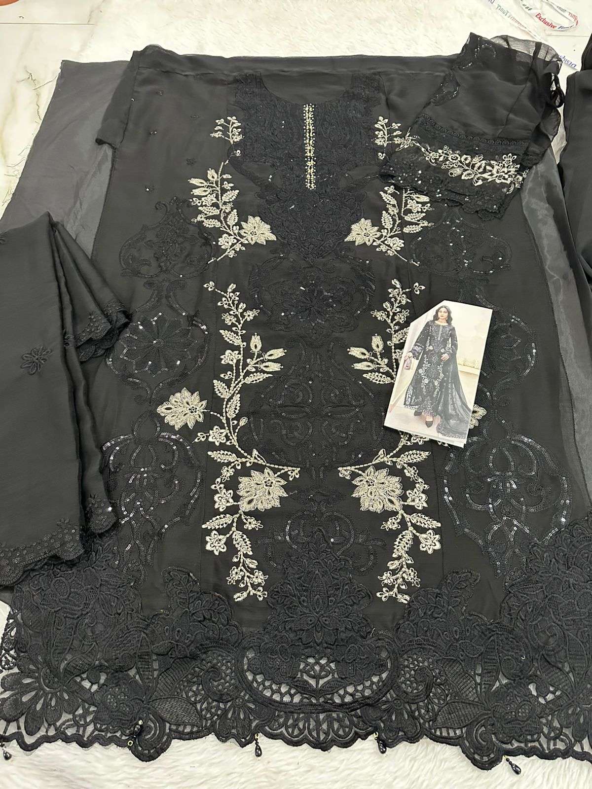 Falah Premium Party Wear Collection Unstitched code -30640 by Falah Designer